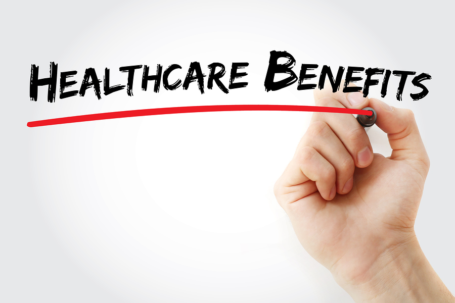 Hand Writing Healthcare Benefits