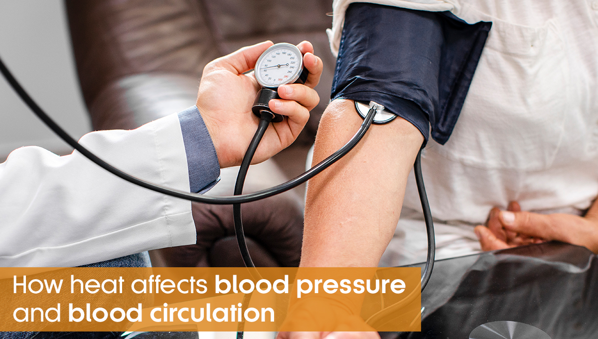 The effects of hot weather on blood pressure and circulation