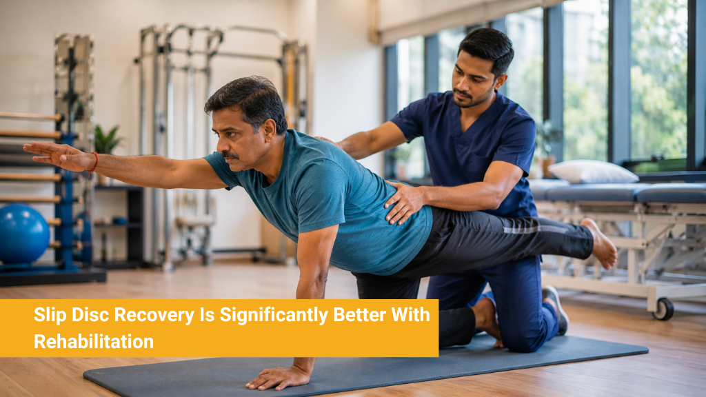 Slip Disc Recovery Is Significantly Better With Rehabilitation