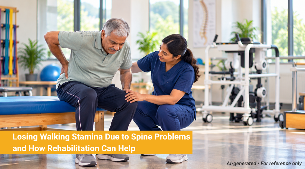 Losing Walking Stamina Due to Spine Problems and How Rehabilitation Can Help (Web)